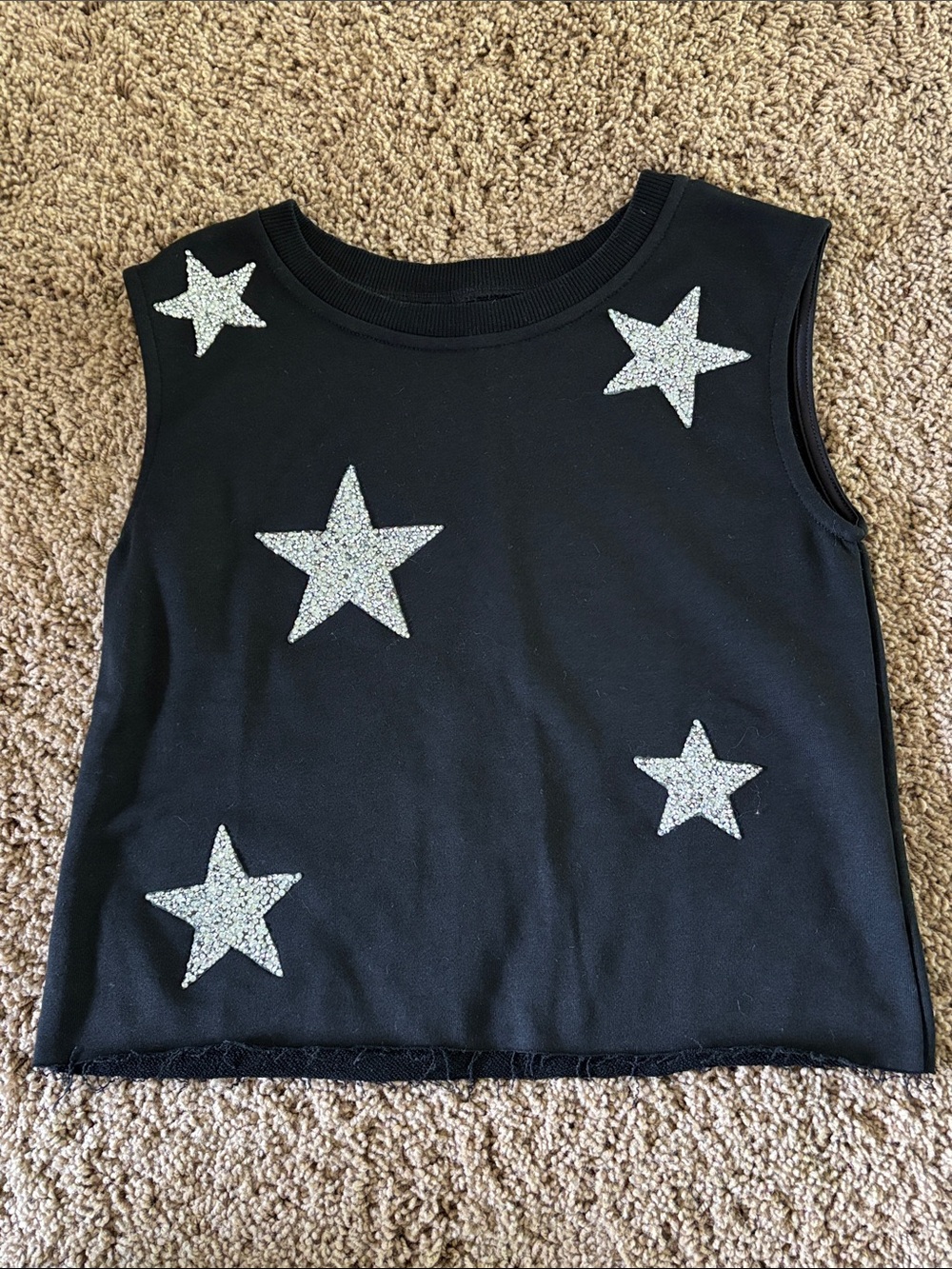 Mia New York Girls Silver Star Tee